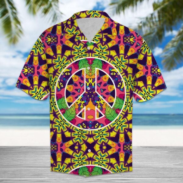 Jungle Cats Colorful Awesome Design Hippie Hawaiian Shirt – Beachwear For Men – Gifts For Young Adults