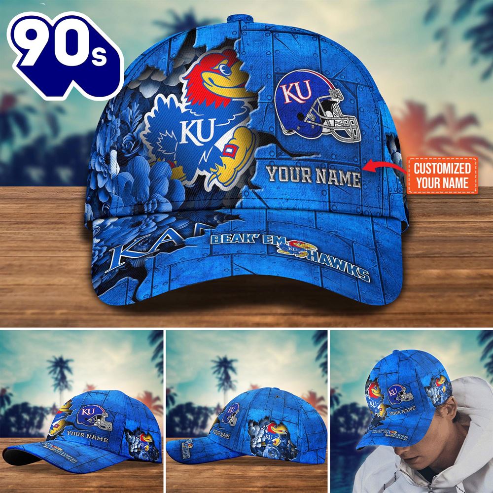 Kansas Jayhawks Custom New Arrivals Trending Cap NCAA Cap Kansas Jayhawks Custom New Arrivals Trending Cap NCAA Cap