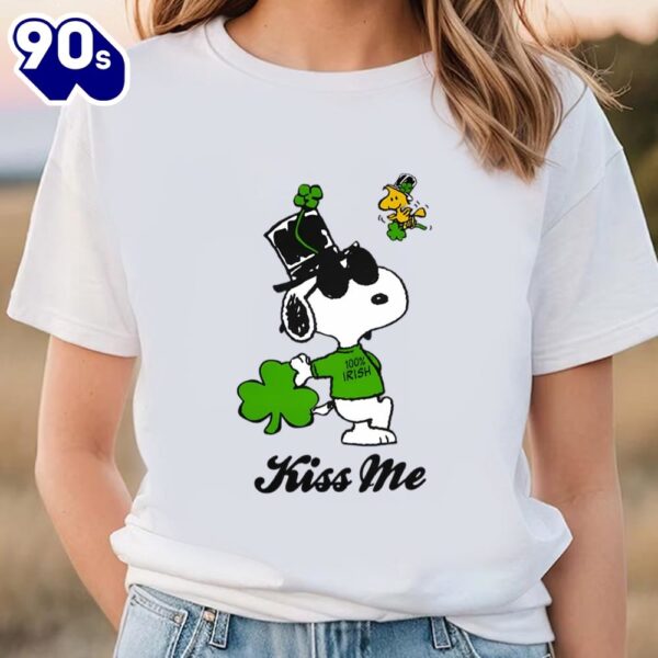 Kiss Me Snoopy St. Patrick’s Day Shirt