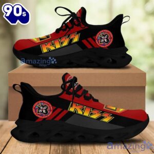 Kiss Music Band Red Striped Chunky Running Sneakers Max Soul Shoes Sport Gift For Men And Women