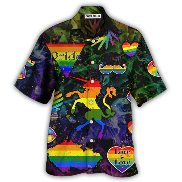 LGBT Be Careful Who You Hate Style Hawaiian Shirt