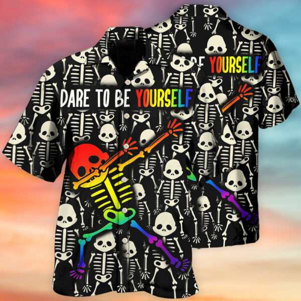 LGBT Dare To Be Yourself Style Hawaiian Shirt