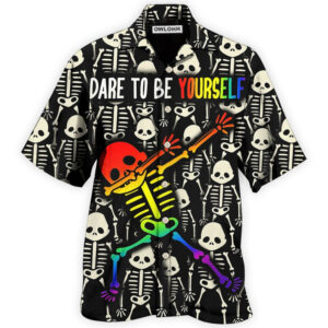 LGBT Dare To Be Yourself Style Hawaiian Shirt 3