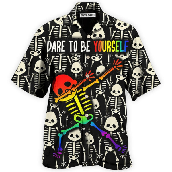 LGBT Dare To Be Yourself Style Hawaiian Shirt