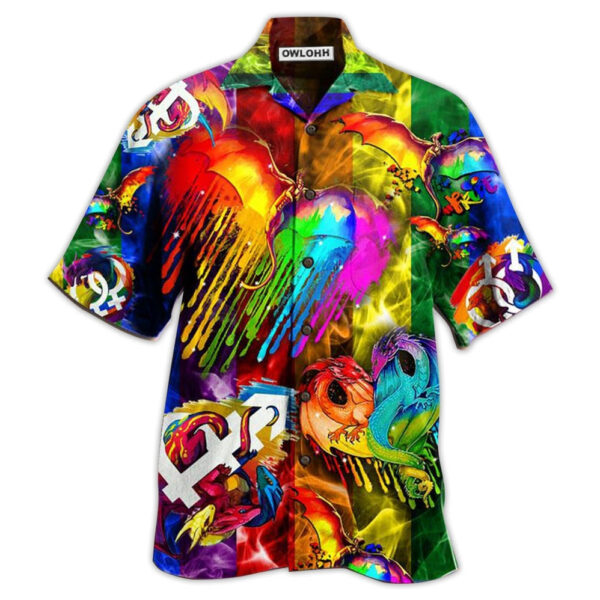 LGBT Dragon Love Life Hawaiian Shirt