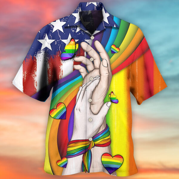 LGBT Hand Love Style Hawaiian Shirt