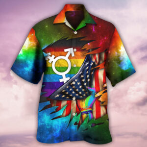 LGBT I Am Brave I Am Bruised Cool Hawaiian Shirt 1