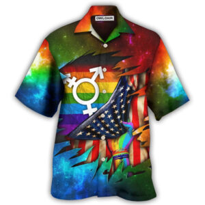 LGBT I Am Brave I Am Bruised Cool Hawaiian Shirt 3