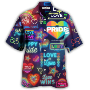 LGBT Love Has No Gender Hawaiian Shirt 2