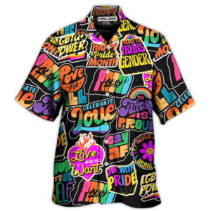 LGBT Love Is Love Pride Month Hawaiian Shirt 3