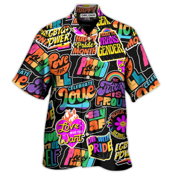 LGBT Love Is Love Pride Month Hawaiian Shirt