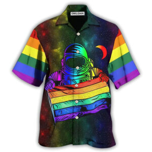 LGBT Pride Astronaut Style Hawaiian Shirt 2