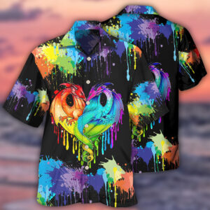 LGBT Pride Dragon Colorful Hawaiian Shirt 2