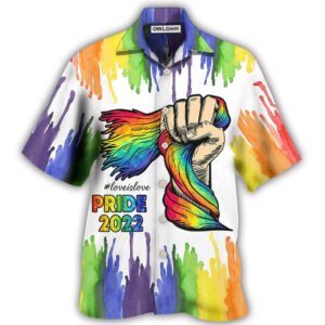 LGBT Pride Love Is Love Hawaiian Shirt 3