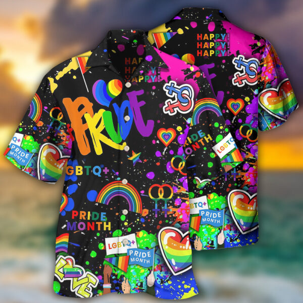 LGBT Pride Mix Color Hawaiian Shirt
