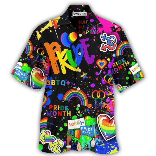 LGBT Pride Mix Color Hawaiian Shirt