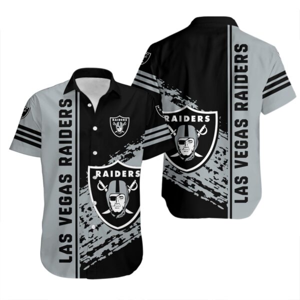 Las Vegas Raiders Hawaiian Shirt Quarter Style  NFL