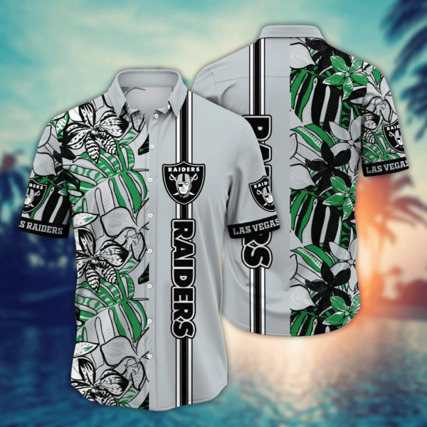 Las Vegas Raiders NFL Hawaiian Shirt SunSoaked Aloha Shirt