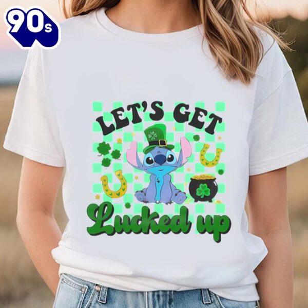 Let The Locked Up Funny Stitch St Patrick’s Day Shirt