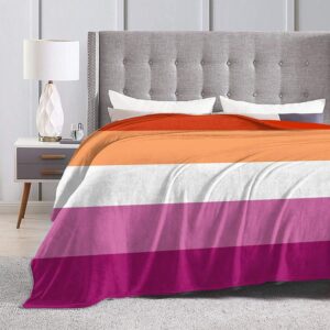 Lgbt Gay Lesbian Super Soft Fuzzy Warm Cozy Micro Fleece Lesbian Blankets Suitable For Sofa Bed Couch 80X60 2