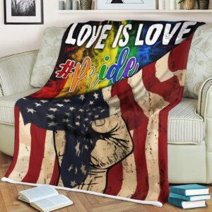 Lgbt Gay Pride Blanket Strong…