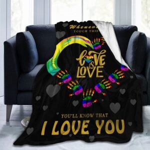 Lgbt Gay Pride Fleece Throw Blankets Soft Plush Blanket For Bed Couch Blanket For Gay Lesbian Blanket 1