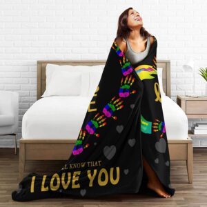 Lgbt Gay Pride Fleece Throw Blankets Soft Plush Blanket For Bed Couch Car 60X50 Pride Gift 3