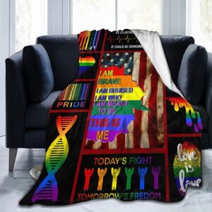 Lgbt Gay Pride Rainbow Throws…