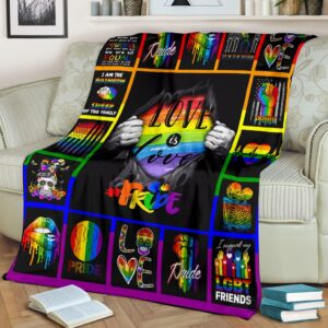 Lgbt Love Is Love Blanket…