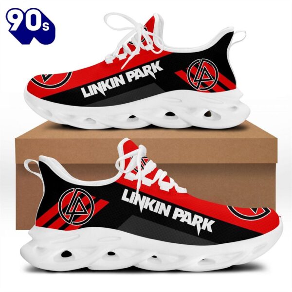 Linkin Park Red Black Max Soul Shoes