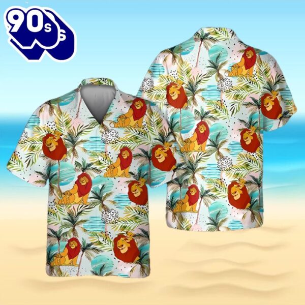 Lion King Family Hawaii Aloha Shirt