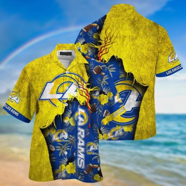 Los Angeles Rams NFL God Hawaiian Shirt & Short