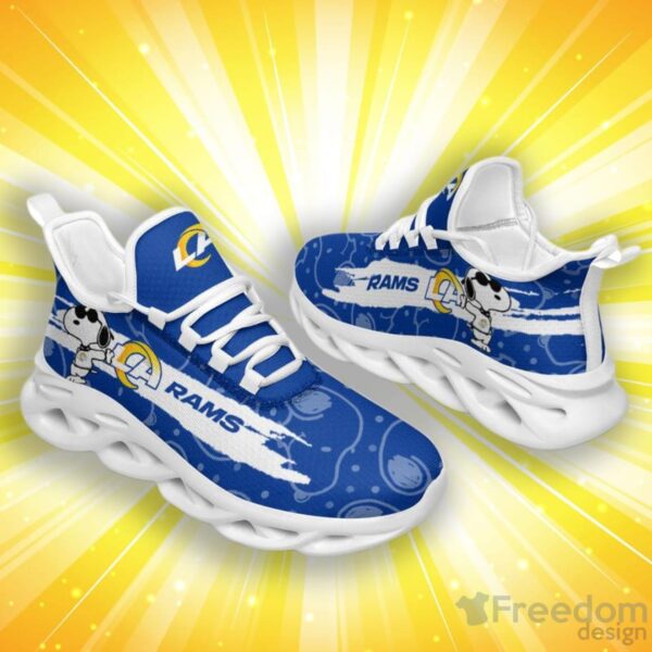 Los Angeles Rams Snoopy Exclusive Max Soul Shoes