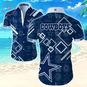 Love Dallas Cowboys Team Hawaiian…