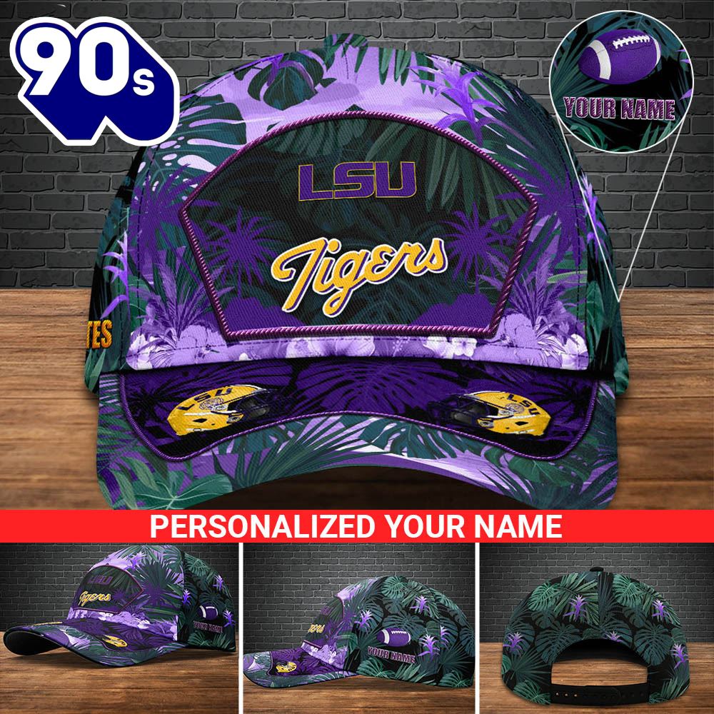 Lsu Tigers Football Team Cap Personalized Your Name NCAA Cap