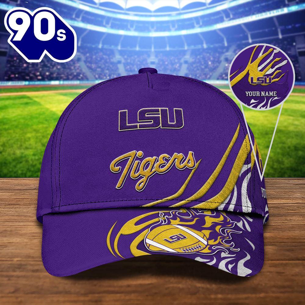 Lsu Tigers Sport Cap Personalized Your Name NCAA Cap