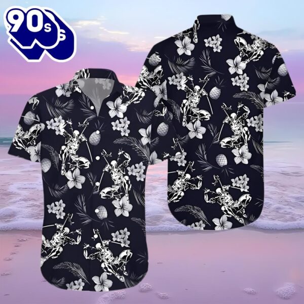 Marvel Deadpool Summer Vacation Hawaiian Shirt