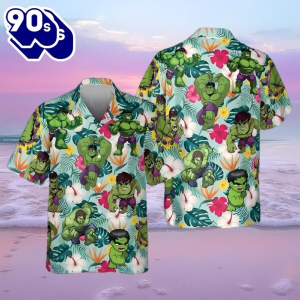 Marvel Hulk 3D Hawaiian Shirt Summer Gift For Men And Women