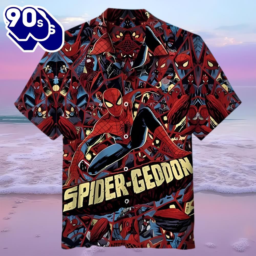 Marvel Spider Man Avengers Vacation Best Hawaiian Shirts