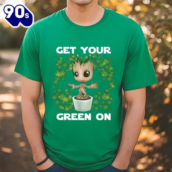 Marvel St Patrick’s Day Get Your Groot On T-Shirt