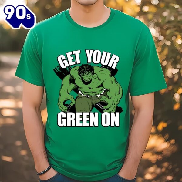 Marvel St. Patrick’s Day Hulk Green On T-Shirt