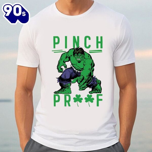 Marvel St. Patrick’s Day Pinch Proof Clover Hulk T-Shirt