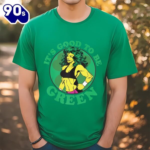 Marvel St. Patrick’s Day She-Hulk It’s Good To Be Green T-Shirt