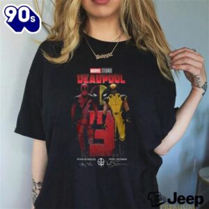 Marvel Studios Deadpool Ryan Reynolds Hugh Jackman Shirt