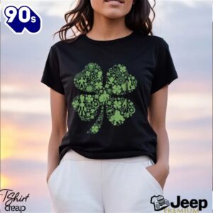 Marvel mad engine youth avengers four leafed clover st. paddy’s day graphic 2024 shirt