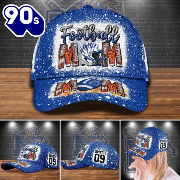 Memphis Tigers Bleached Cap Custom Your Name And Number NCAA Cap