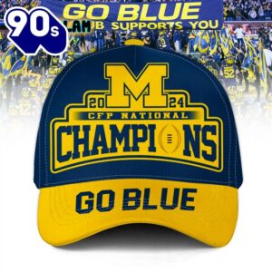 Michigan 2024 CFP National Champions Go Blue Hat