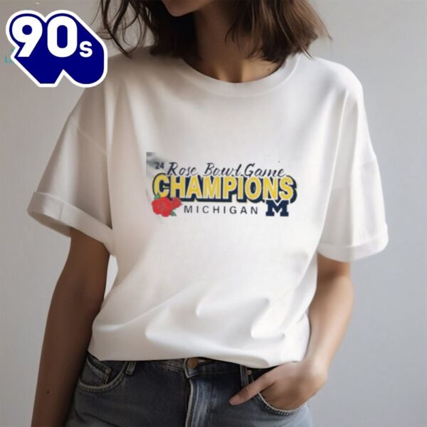 Michigan Wolverines 2024 Rose Bowl Champions Superior Ability Shirt Tshirt T