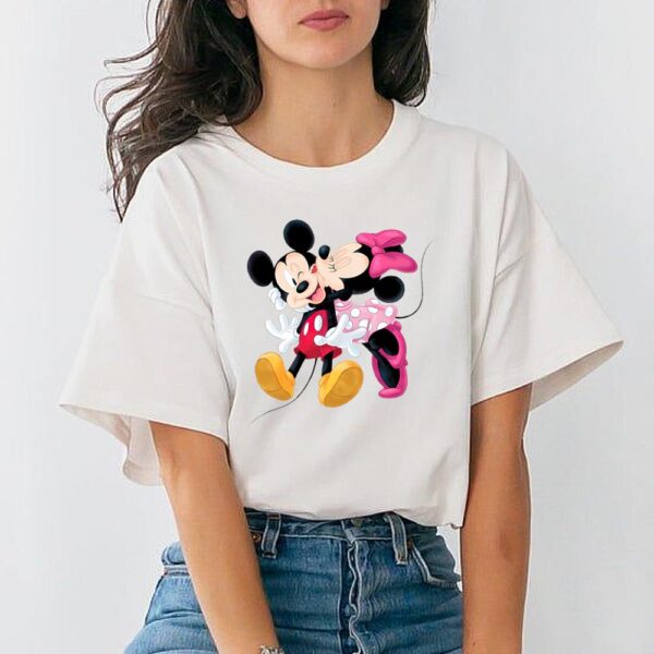 Mickey And Minnie Kissing ShirtCouple Matching Shirt Disneyland Tee