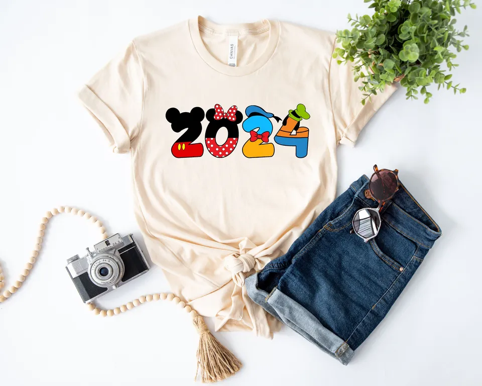 Mickey Friends Head 2024 Shirt